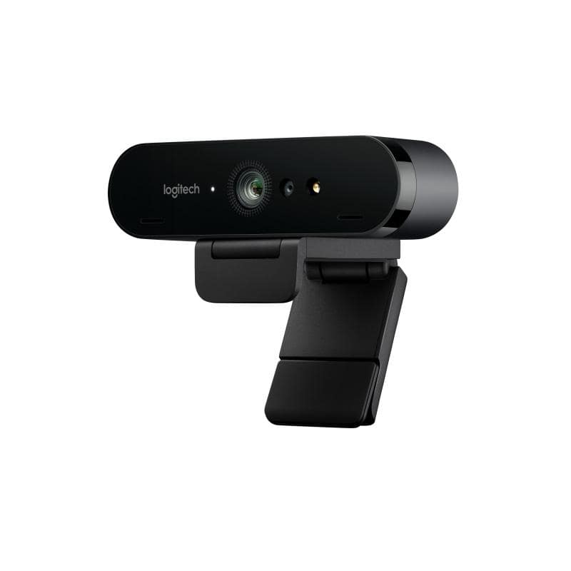 Logitech brio 4k ultra hd webcam webcam colore 4096 x 2160 audio usb zoom 5x, funziona con skype, webex, cisco jabber, zoom, windows hello, pc-mac-laptop-chrome, nero