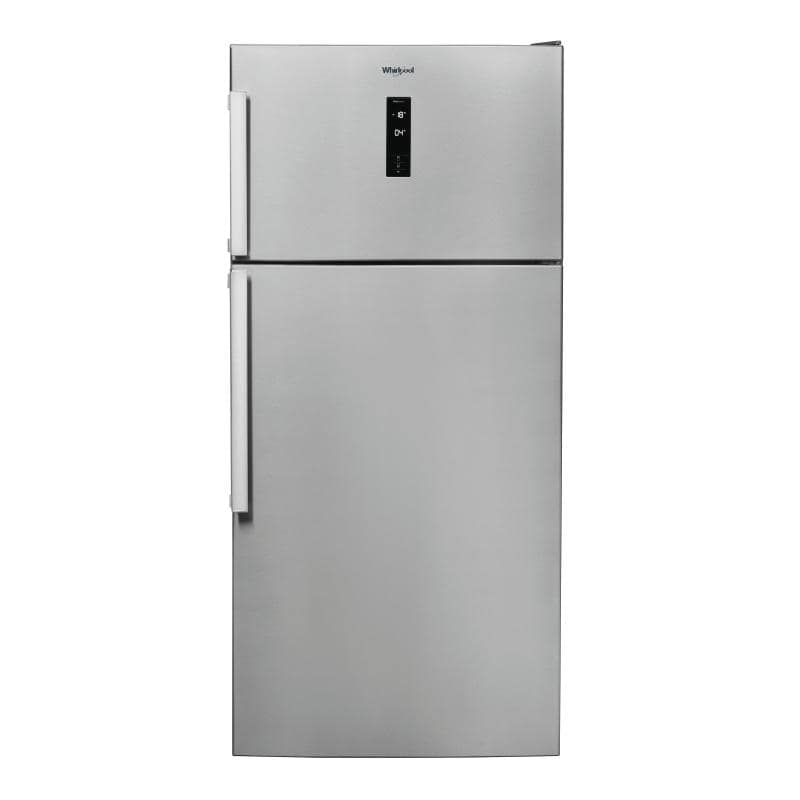 Whirlpool w84te 72 x 2 frigorifero doppia porta capacita` 587 litri classe energetica e no frost 186 cm acciaio inox