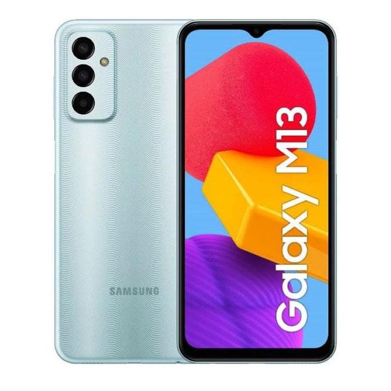 Samsung m135 galaxy m13 dual sim 6.6 octa core 64gb ram 4gb italia light blue