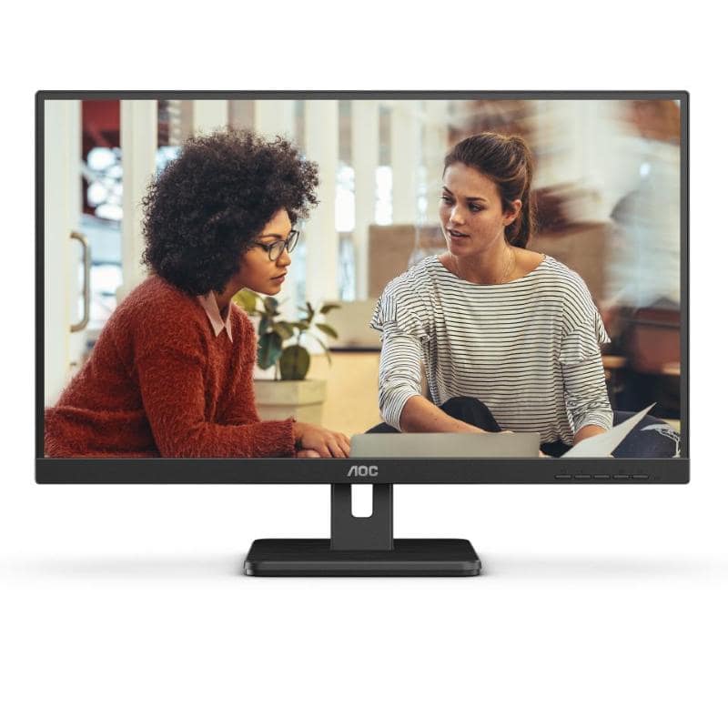 Aoc 27e3um 27 led full hd 16:9 75hz 4ms adaptivesync low blue hub usb vga hdmi displayport altoparlanti incorporati nero