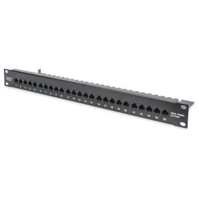 Digitus dn-91325-1-b pannello patch cat 3 isdn non schermato nero 25 porte