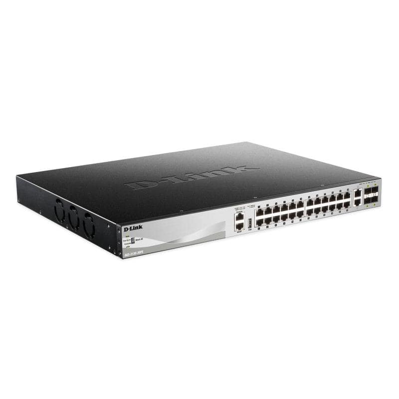 D-link dgs-3130-30ps switch gestito l3 gigabit ethernet (10/100/1000) supporto power over ethernet (poe) nero grigio