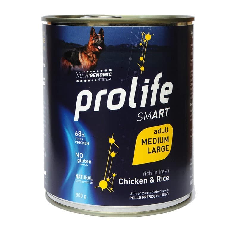 Prolife Smart Pollo e Riso Adult Medium/Large Umido per Cani