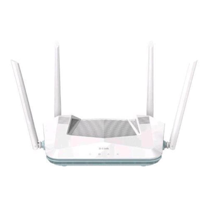 D-link eagle pro ai r32 router wi-fi 6 ax3200 dual band 2.4/5ghz 4 porte gigabit wpa3 mu-mimo bianco