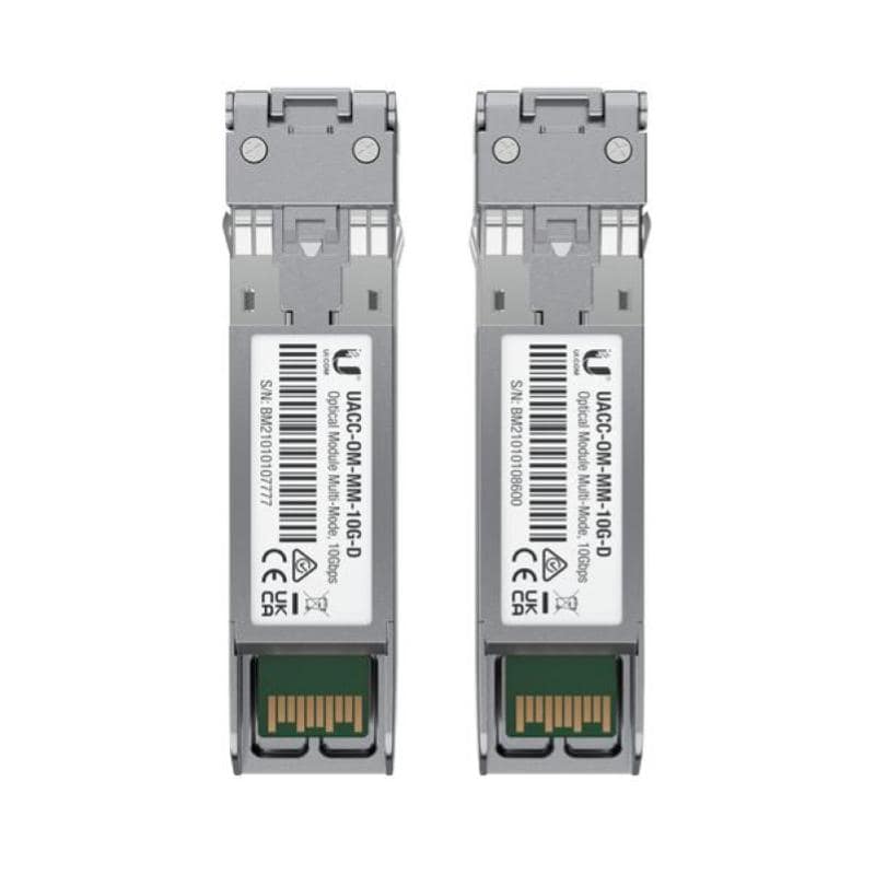Ubiquiti networks uacc-om-mm-10g-d-2 modulo del ricetrasmettitore di rete fibra ottica 10000 mbit/s 850 nm