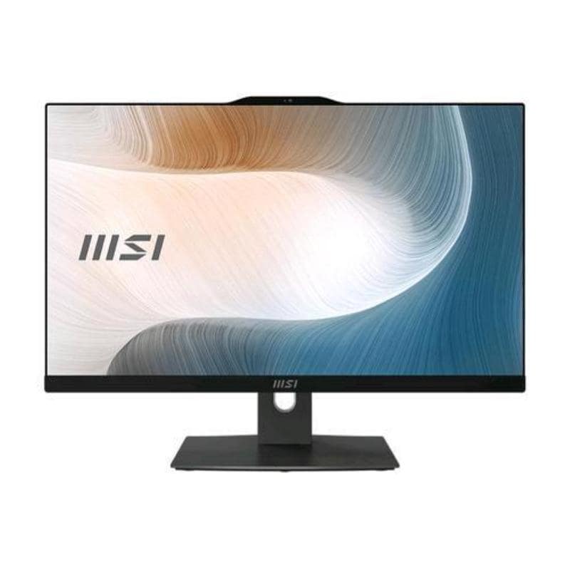 Msi modern am242 12m-661xit all in one 23.8 i5-1235u 1.3ghz ram 8gb-ssd 512gb m.2-wi-fi 6-win 11 prof black (00-ae0711-661)