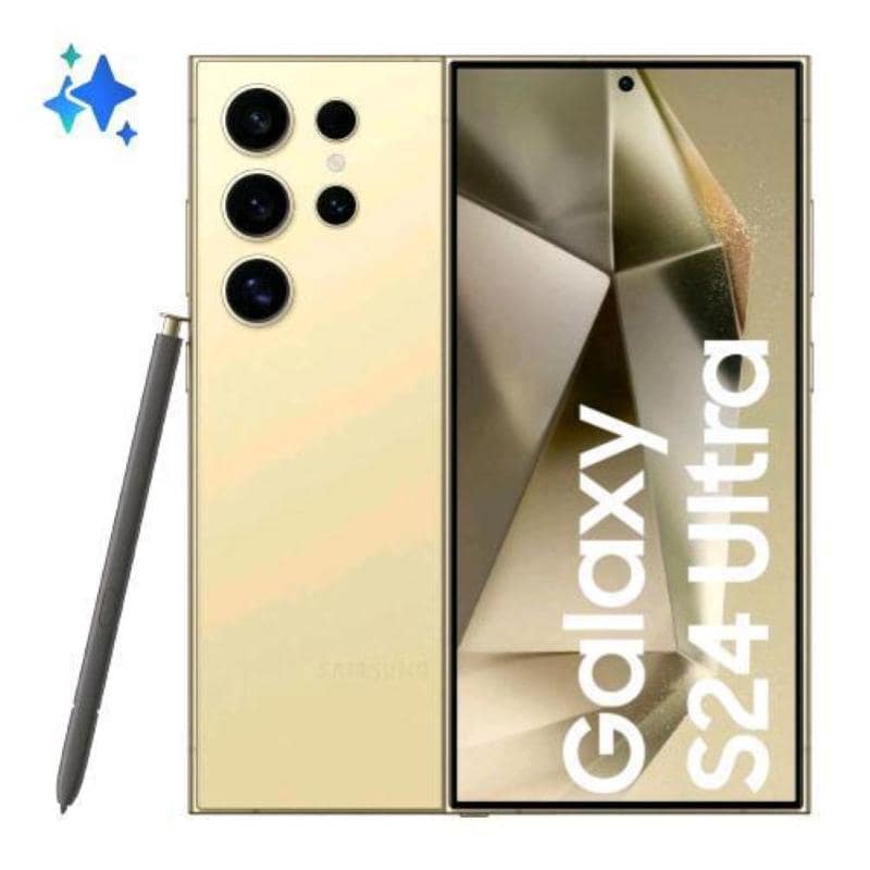 Samsung galaxy s24 ultra ai 12gb 512gb 6.8“ amoled 120hz dual sim titanium yellow italia