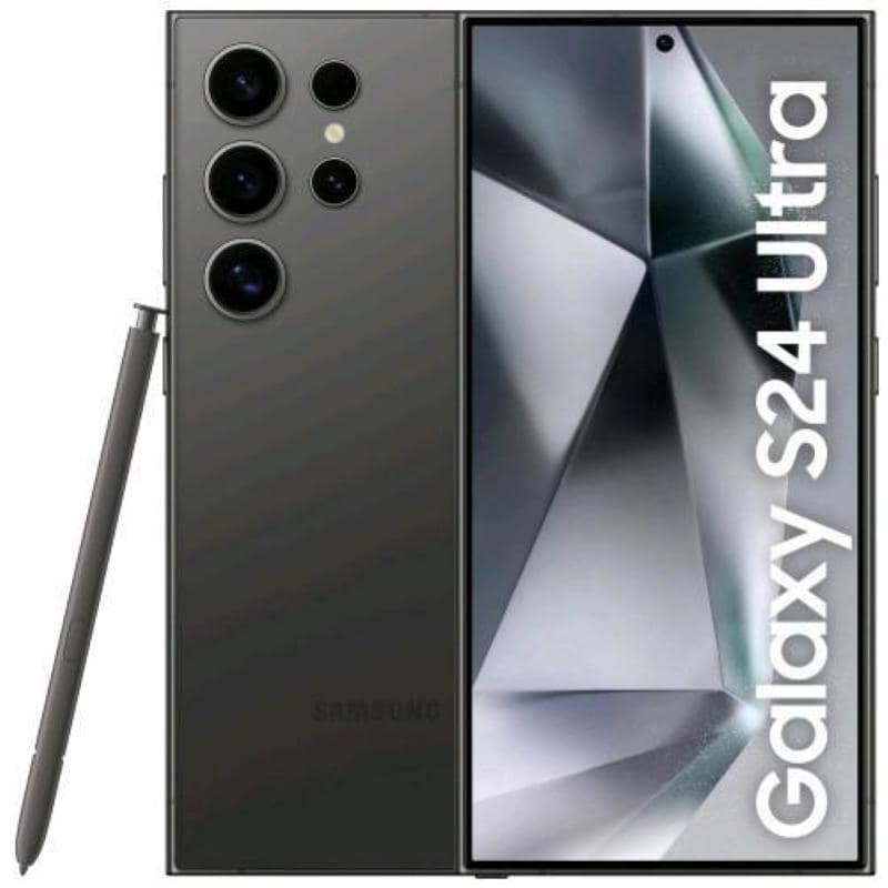 Samsung s928 galaxy s24 ultra 5g 6.8 quad+ hd octa core 256gb ram 12gb 5g ai intelligenza artificiale fotocamera 200mp tim titanium black