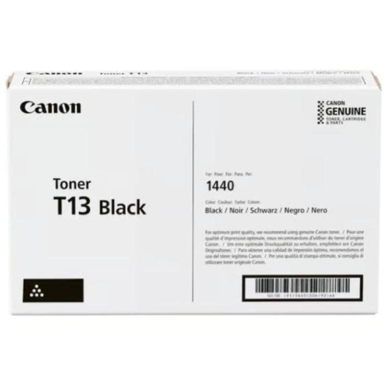 Toner canon t13 bk 10.600pp x i-sensys x 1440p 1440pr 1440i 1440if