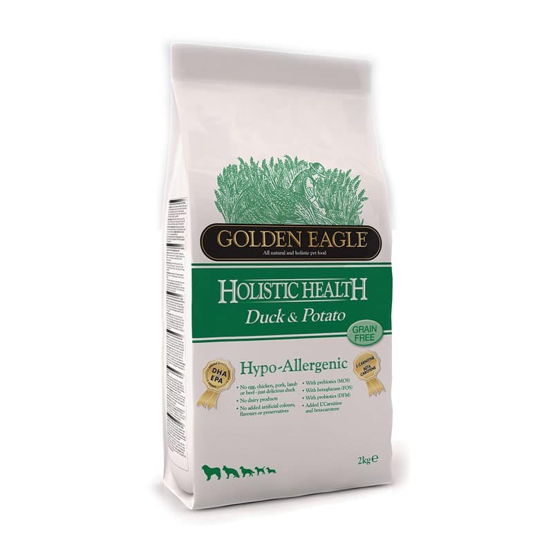 Golden Eagle Sensitive Anatra e Patate Grain Free per Cani Peso Confezione 10 Kg – PROMO 2x (*)