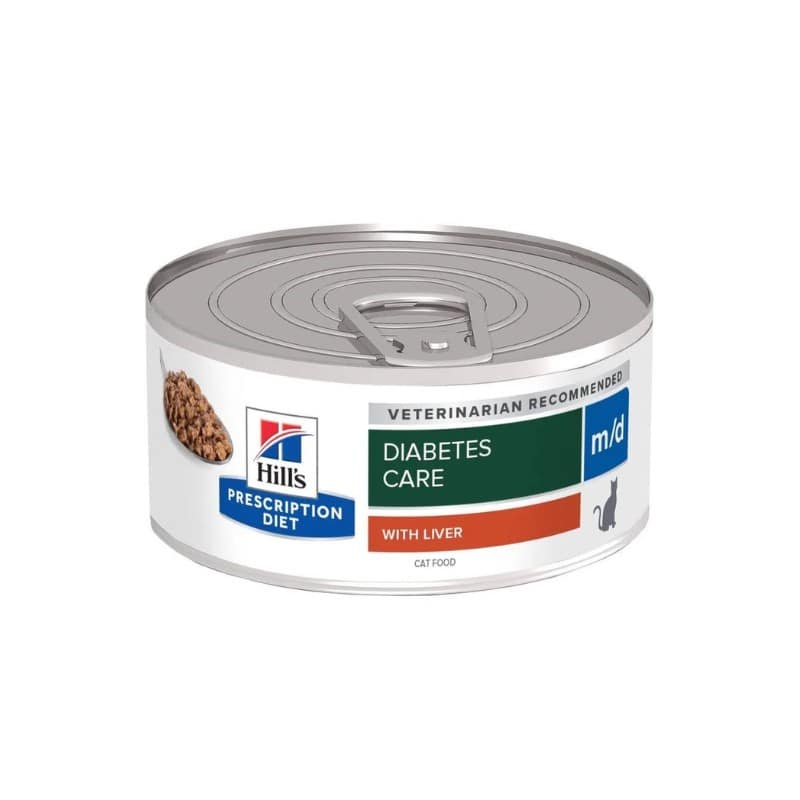 Hill's m/d Prescription Diet Feline Umido Peso Confezione 156 g