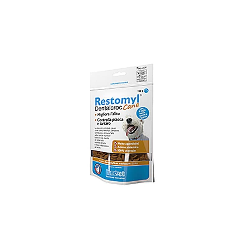 Innovet Restomyl Dentalcroc per Cani di Taglia Media, Grande e Gigante Peso Confezione 150 g
