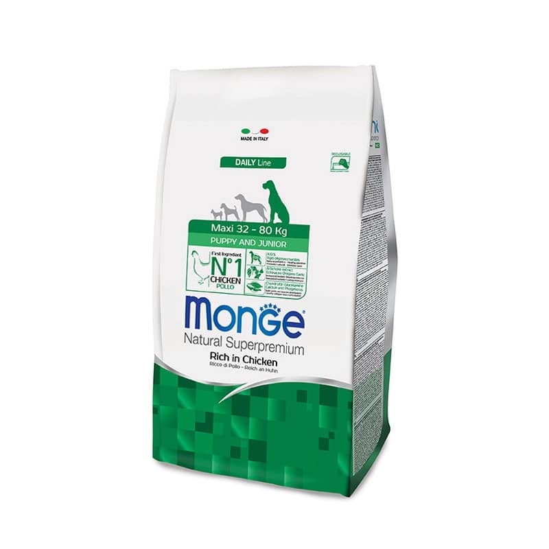 Monge Puppy Junior Maxi Peso Confezione 12 Kg