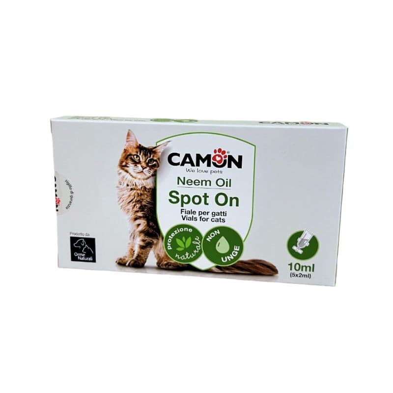 Orme Naturali Fiale Olio di Neem per Gatto Contenuto 5 Fiale X 2ml