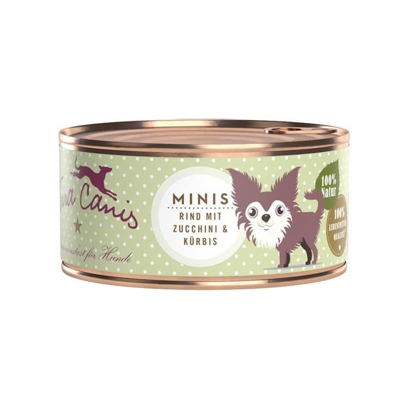 Terra Canis Mini Menu Manzo con Zucchine e Zucca 100gr Peso Confezione 100 g – KIT 18x