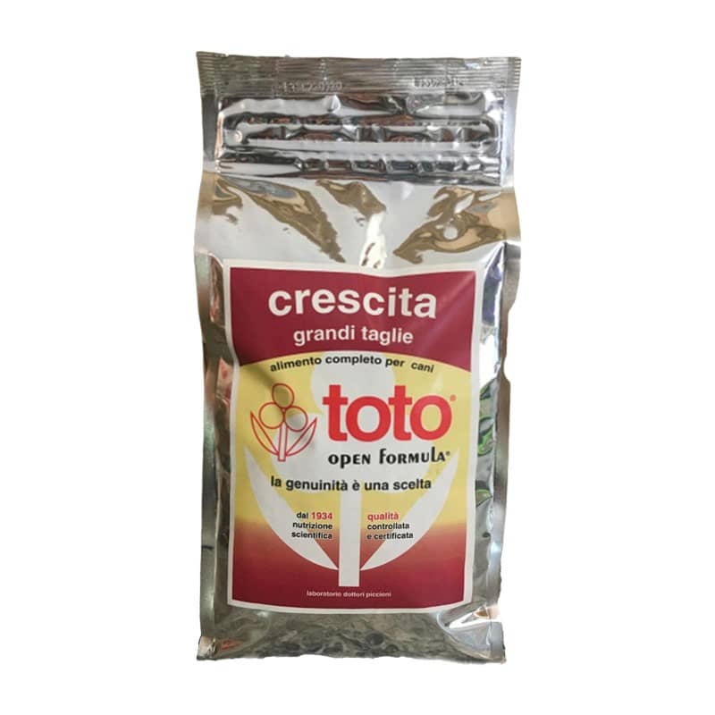 Toto Open Formula Crescita Cani Grandi Taglie Peso Confezione 12 Kg