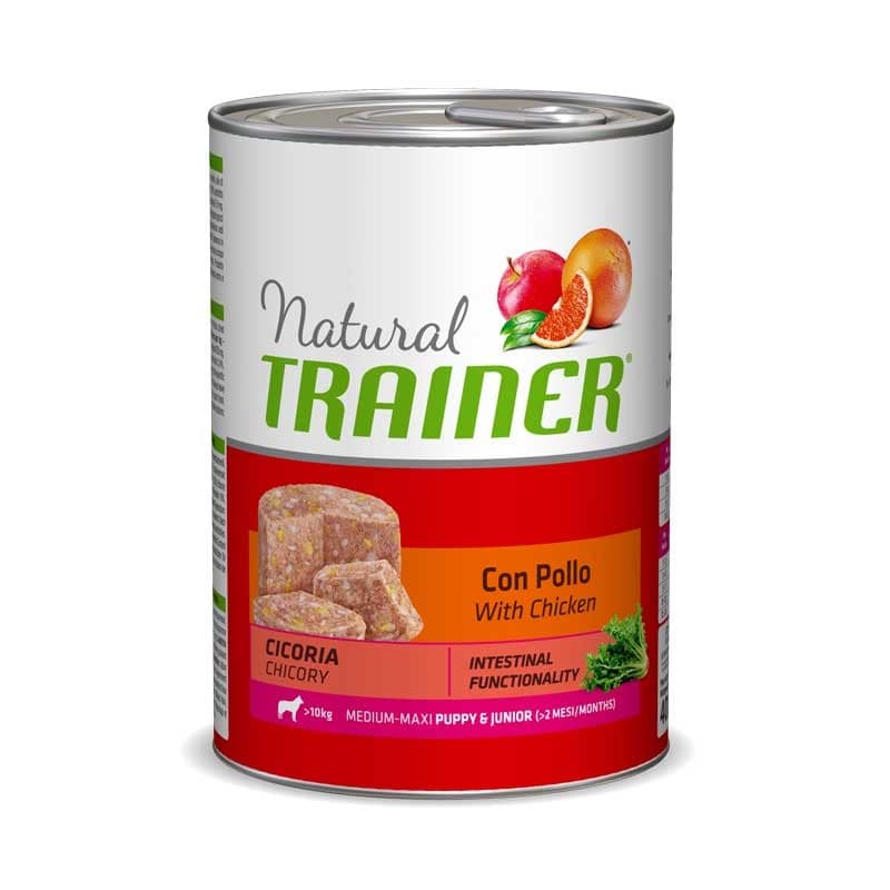 Trainer Natural Puppy & Junior Medium Maxi al Pollo per Cuccioli 400gr Peso Confezione 400 g