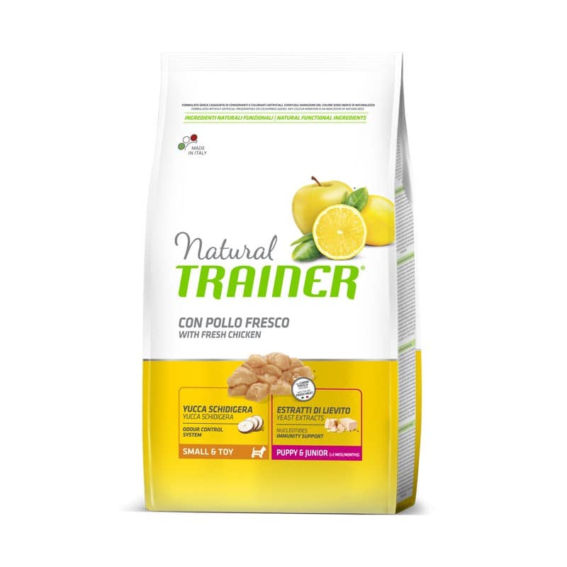 Trainer Natural Small & Toy Puppy & Junior Peso Confezione 2 Kg