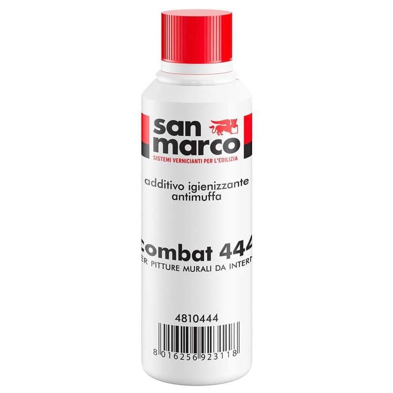 Additivo igienizzante antimuffa Combat 444 San Marco per interni (Confezione da 0,25 Litri)