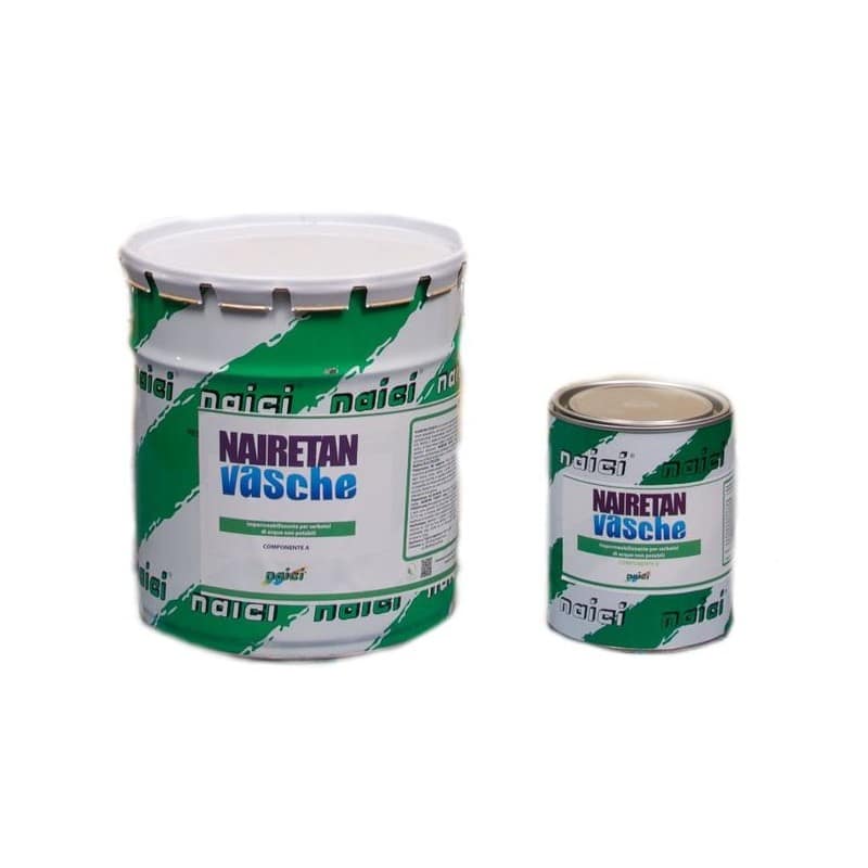 Impermeabilizzante Naici Nairetan Vasche ( Confezione da 3, 9, 21 Kg)