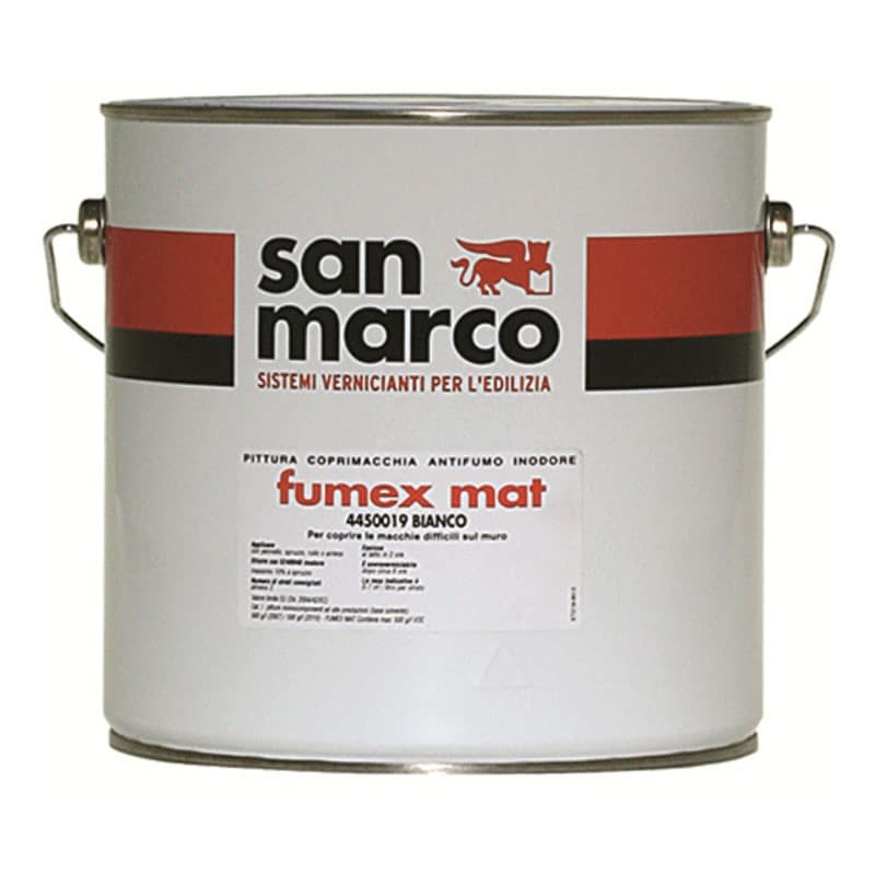 Pittura murale coprimacchia Fumex Mat San Marco per interni (Secchio 0.75 o 10 Lt)