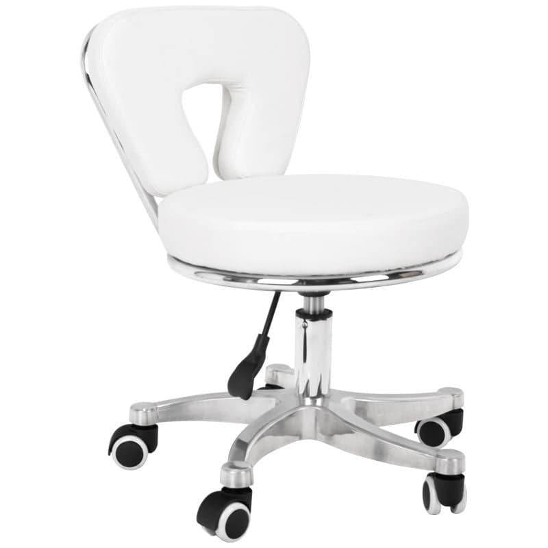 Activeshop Sgabello Cosmetico Per Pedicure 9266 Bianco