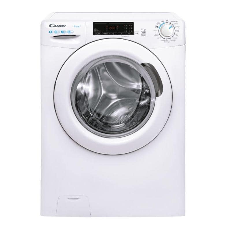 Candy smart css128te-11 lavatrice a carica frontale 8 kg classe d 1200 giri 16 programmi kilo detector controllo remoto bianco 60x52x85