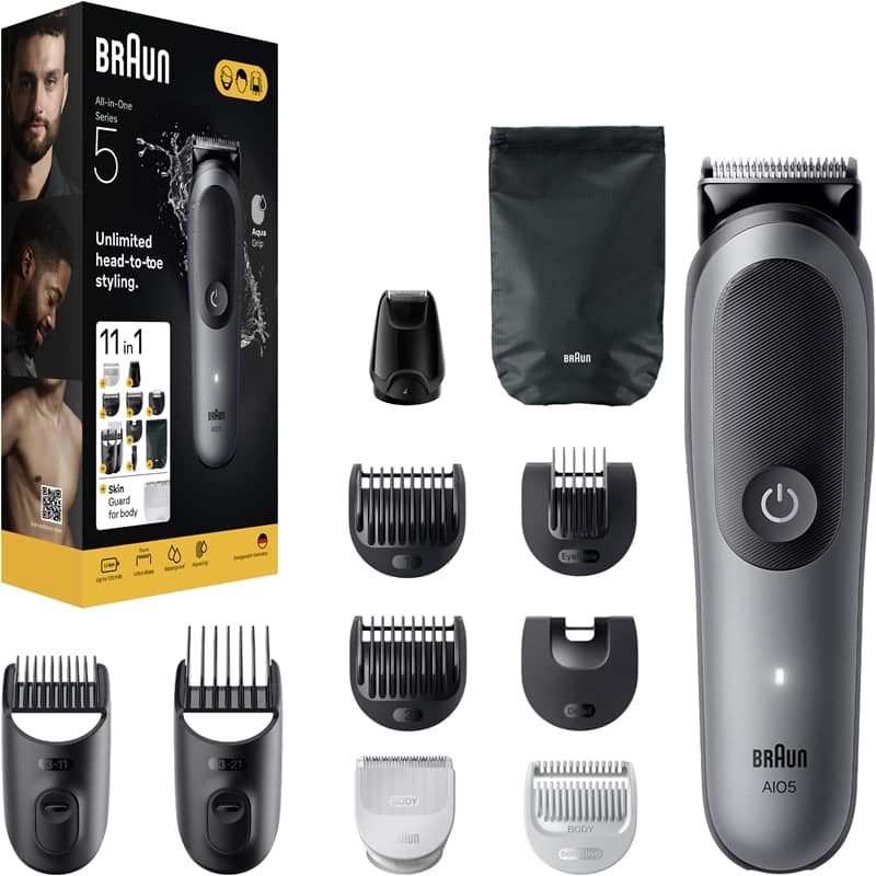 Braun All-In-One Series 5 AIO5560 set per la cura dei capelli e del corpo