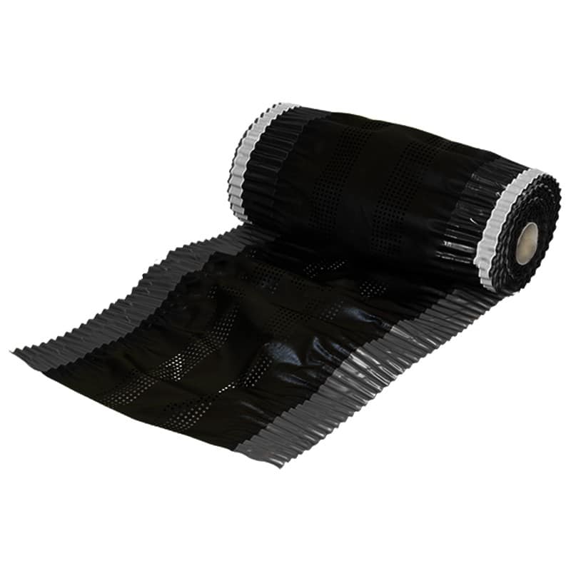 Sottocolmo Dakota in PP alluminio nero, rotolo 390mmx5metri