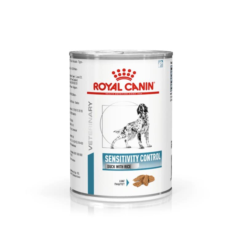 Royal Canin V-Diet Sensitivity Control Anatra e Riso Umido per Cani - 410 g