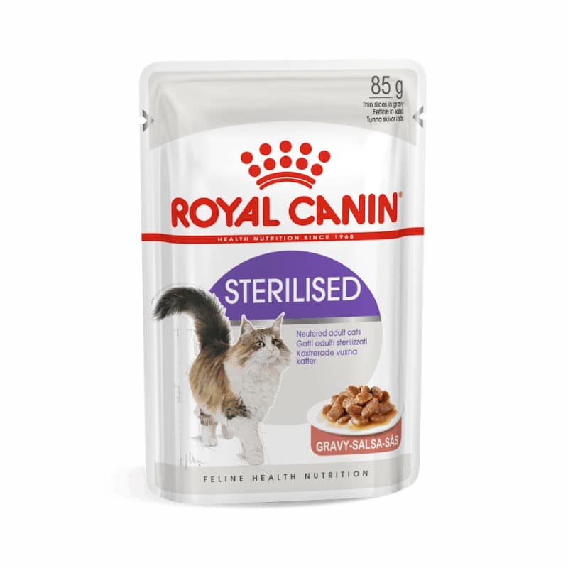 Royal Canin Sterilized Salsa per Gatti - 85 g, 12 pezzi