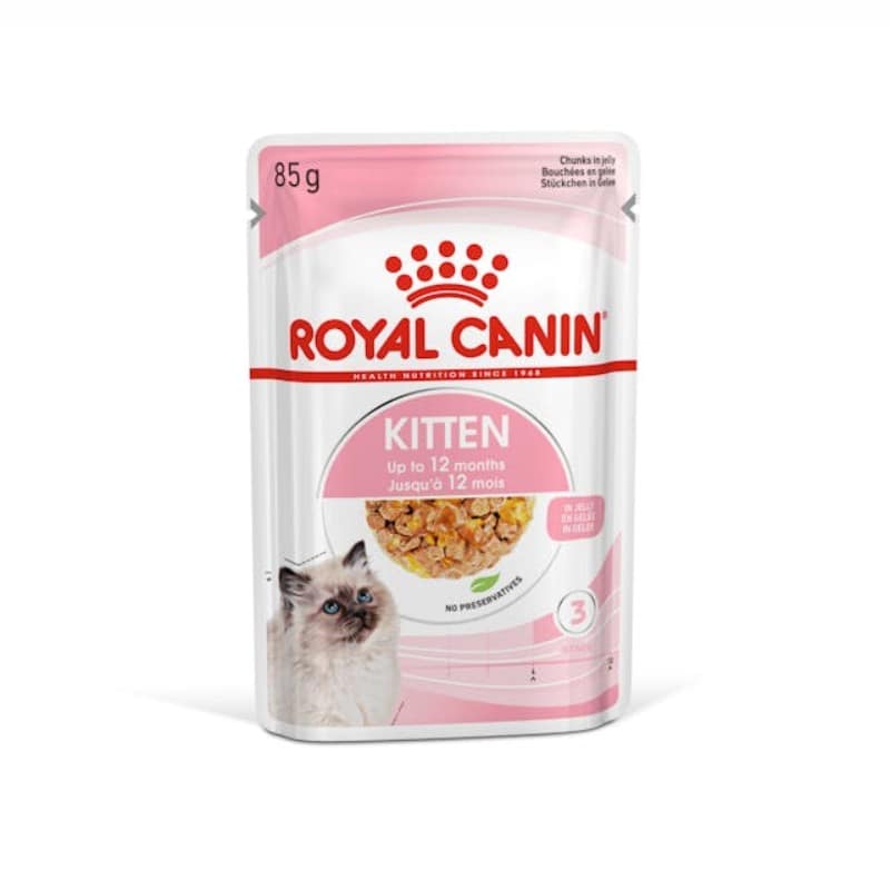 Royal Canin Kitten Instinctive Jelly per Gattini - 85 g, 12 pezzi
