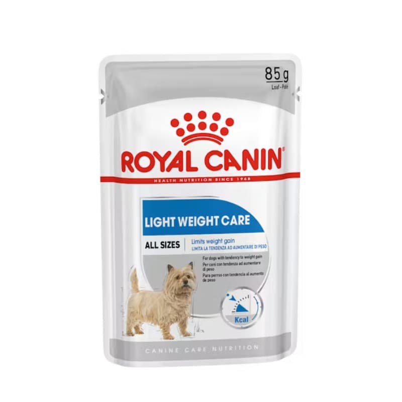 Royal Cane Light Weight Care alla Carne per Cani - 85 g, 12 pezzi