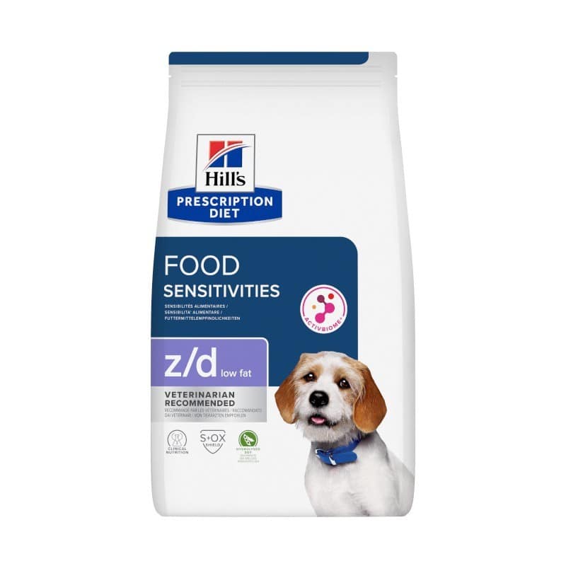 Hill's z/d Low Fat Hydro alla Soia per Cani - 10 Kg