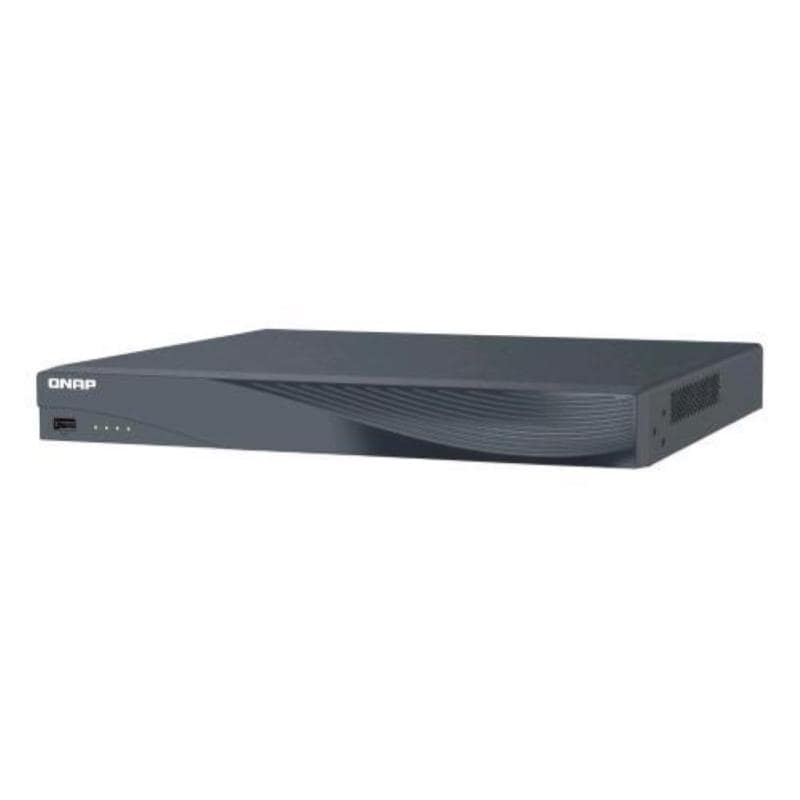 Qnap tvr-ai200 nvr 16 canali 2 baie hdd 2.5/3.5 lan poe montaggio su rack 1u