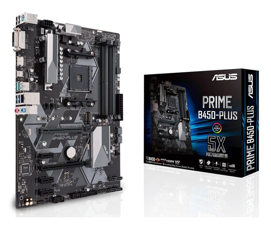 ASUS PRIME B450-PLUS AMD B450 AM4 Slot ATX - nuovo