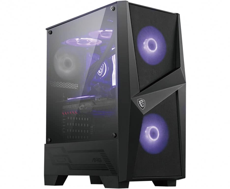 MSI MAG Forge 100M Midi Tower Nero, Trasparente - nuovo