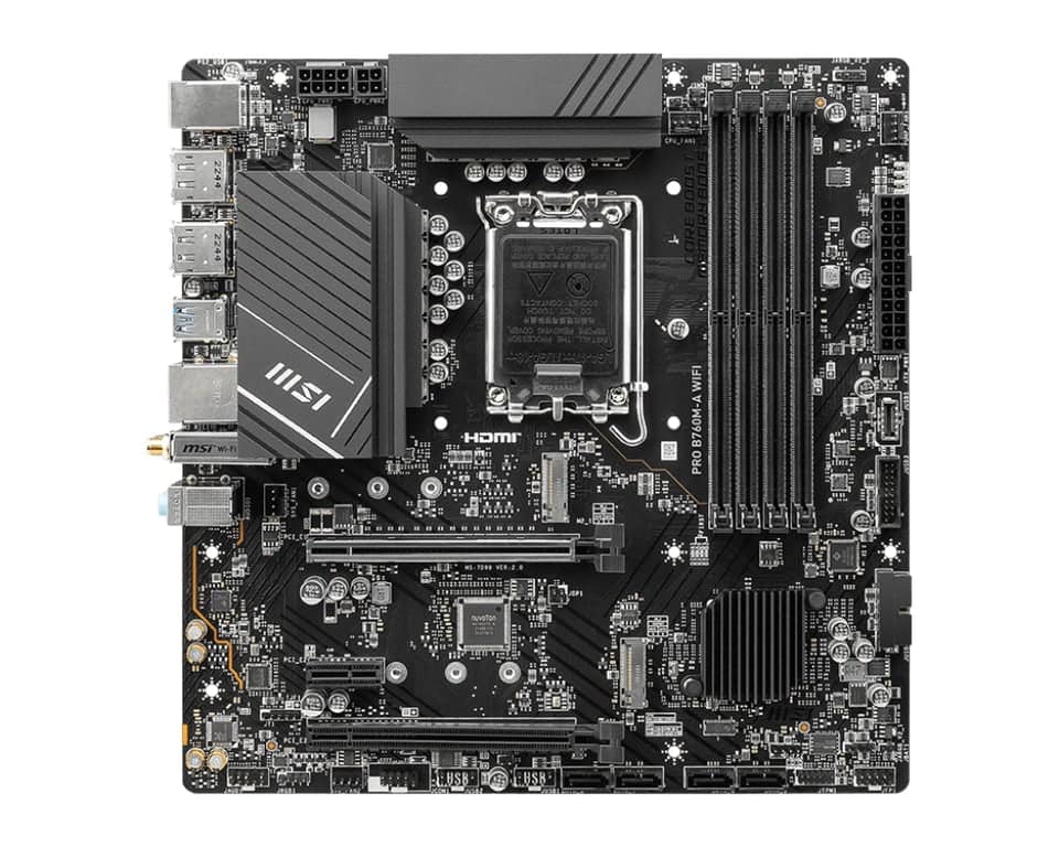 MSI PRO B760M-A WIFI Intel B760 LGA 1700 scheda madre micro ATX - nuovo